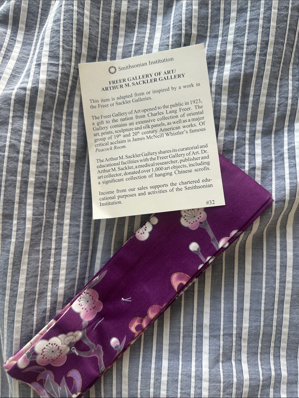Purple Floral Kimono Robe with Belt - Picture 6 of 7